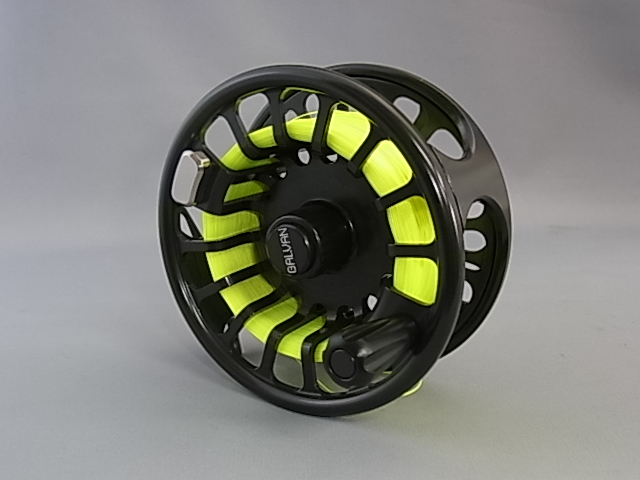 ガルバン フライリール トルクシリーズ グリーン T－５ ラージアーバー 新品 ガルバン フライリール トルクシリーズ グリーン T－5 右巻き ラージ