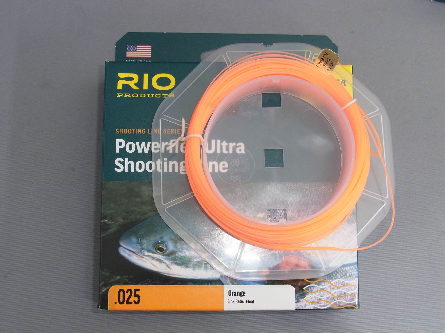 リオ　RIO Powerflex Ultra Shooting Line 025　フローティング（オレンジ）