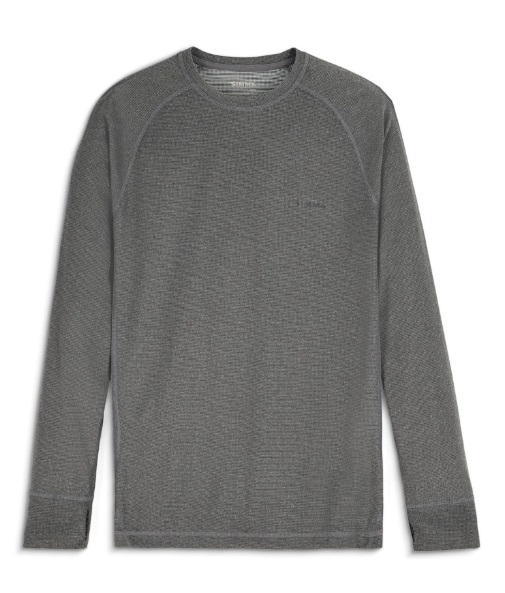���ॹ SIMMS Strata 160 LS Crew color:Drak Grey Heather size:US-S